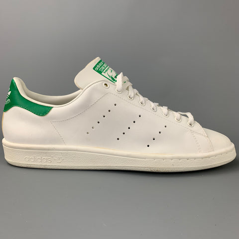 Vintage ADIDAS Size 11 White Leather Stan Smith Sneakers