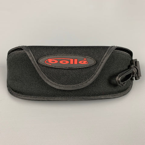 BOLLE Black Metal Oval Rhodia 2.0 Sunglasses