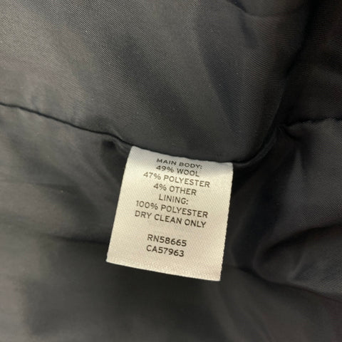 CALIBRATE Taille S Veste à boutons-pression en mélange de laine à rayures gris marine