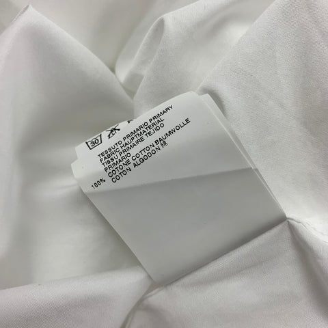 MARC JACOBS Camisa de manga larga con botones de algodón blanco talla XL