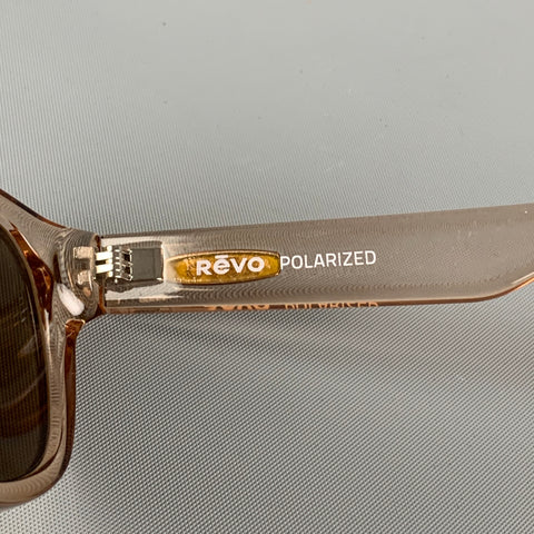 REVO Sand Acetate Wayfarer Sunglasses