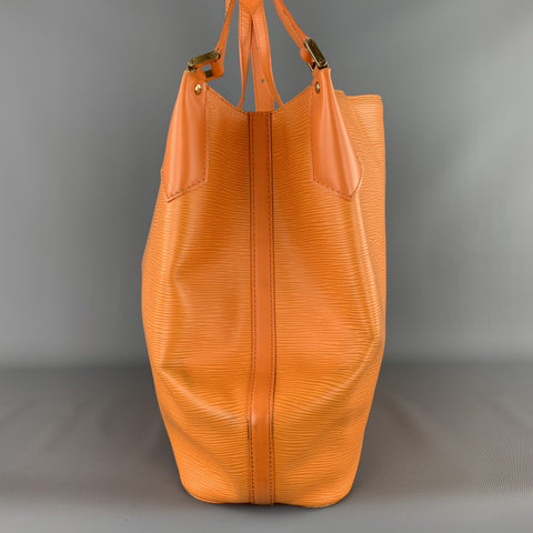 LOUIS VUITTON Orange Epi Leather MANDARA MM Large Shoulder Bag
