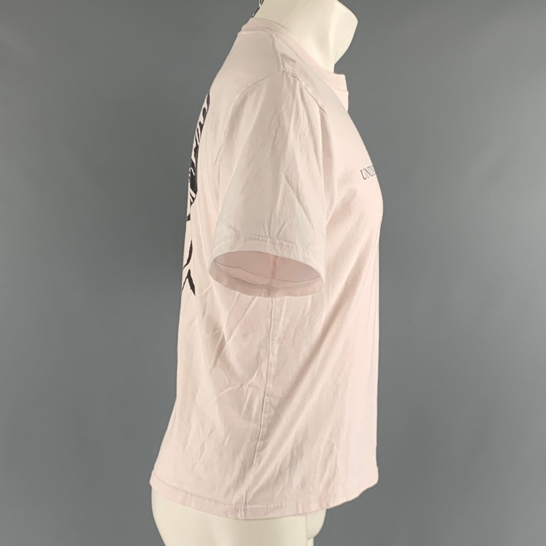 UNDERCOVER Size M Off White Black Graphic Cotton Short Sleeve T-shirt