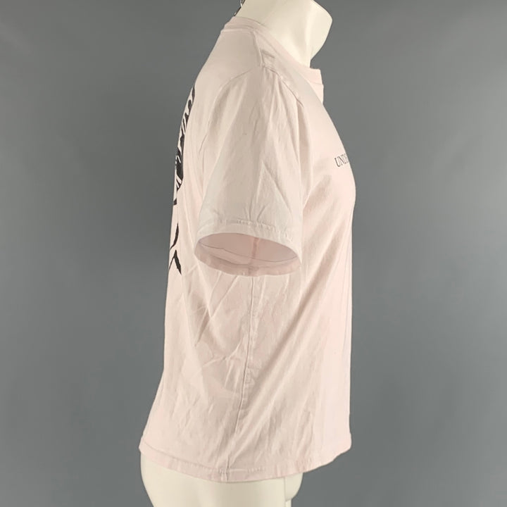 UNDERCOVER Size M Off White Black Graphic Cotton Short Sleeve T-shirt