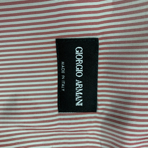 GIORGIO ARMANI Talla 36 Chaleco con botones de seda y lana de rejilla azul marino