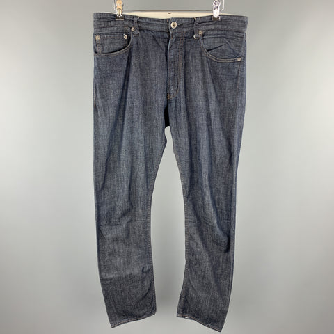 ENGINEERED GARMENTS Size 32 Indigo Contrast Stitch Cotton Zip Fly Jeans