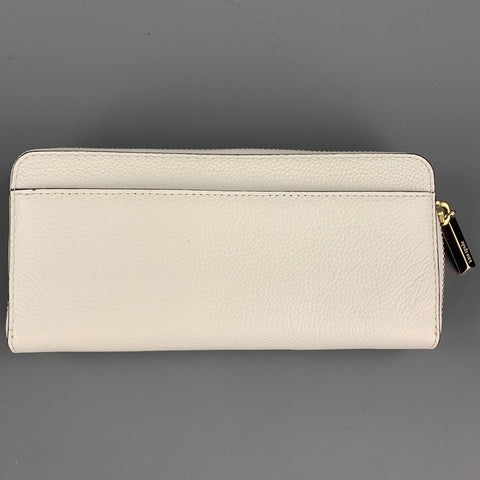 KATE SPADE Off White Leather Embellished Rectangle Wallet