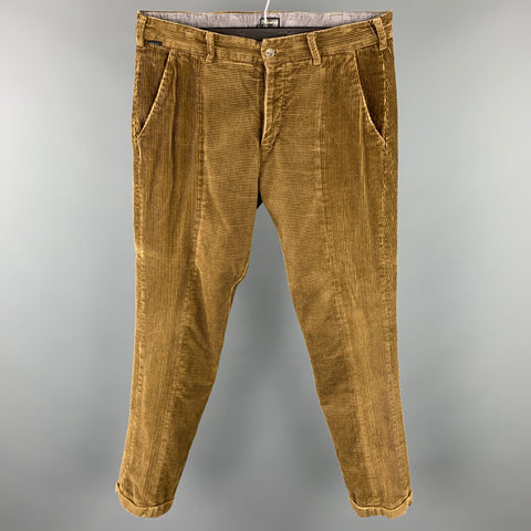 PAUL SMITH x BARBOUR Size 32 Olive Corduroy Cotton Button Fly Casual Pants