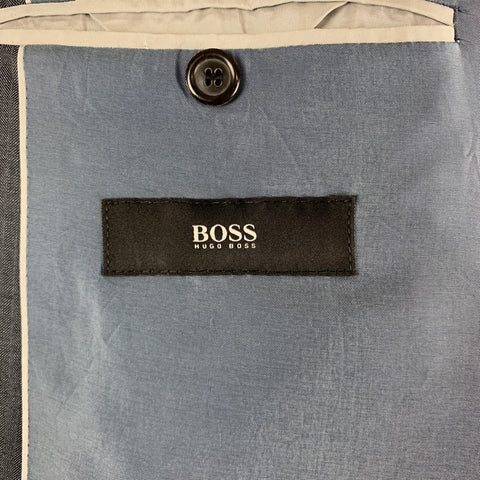 HUGO BOSS 38 Navy Lana Wool Notch Lapel 32 x 30 Suit