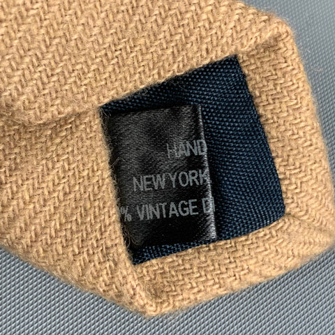 FREEMANS SPORTING CLUB Tan Wool Tie