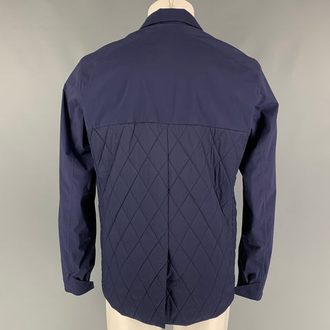 KJUS Size M Navy Polyamide Zip & Snaps Jacket