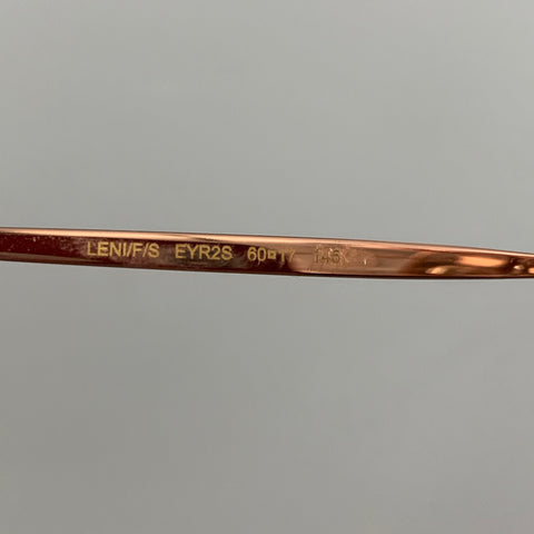 JIMMY CHOO Pink Glitter Metal Sunglasses