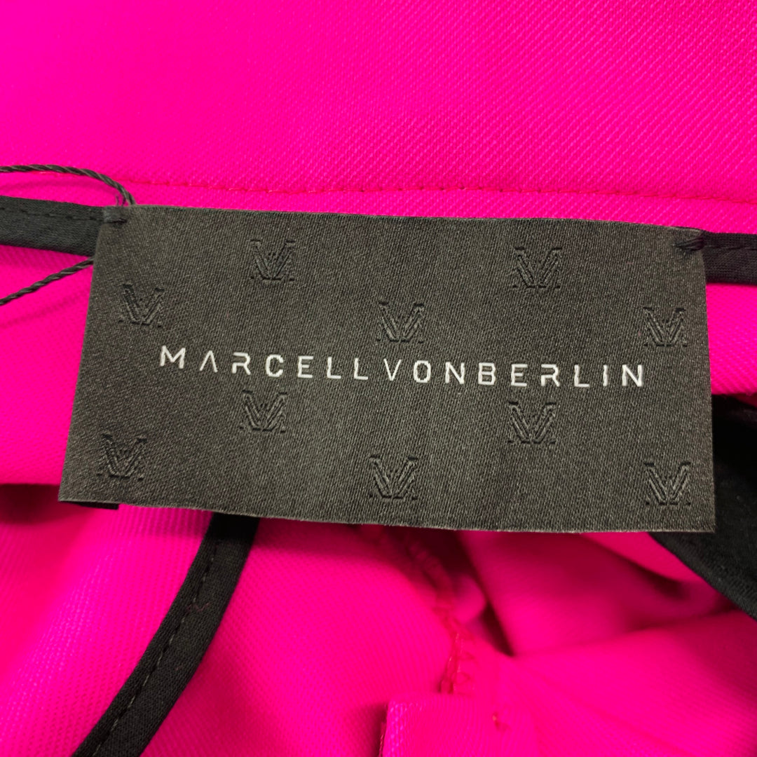 MARCELL VON BERLIN Size 4 Pink Virgin Wool Blend Straight Dress Pants
