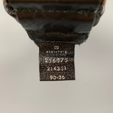 GUCCI Size L Black Leather Belt