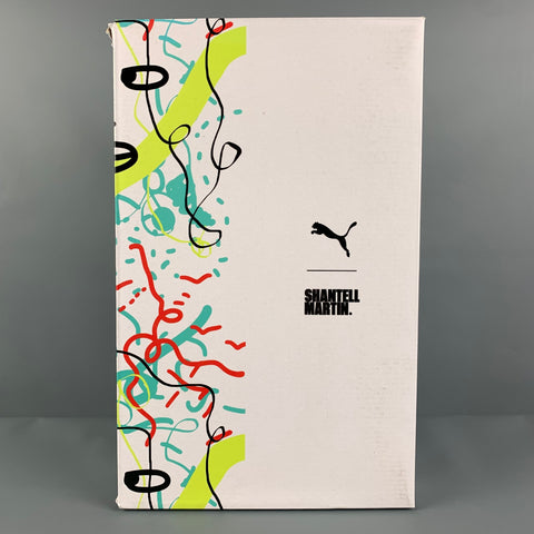 PUMA x Shantell Martin Taille 10 Baskets en cuir blanc noir