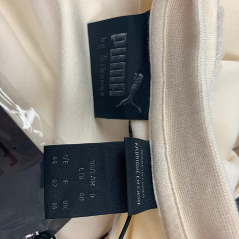 PUMA by Rhianna Taille L Sweat-shirt surdimensionné en coton beige