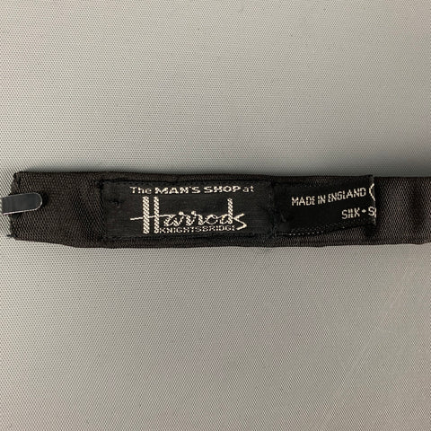 HARRODS Noeud papillon en soie noire