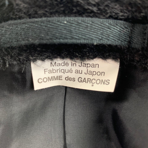 COMME des GARCONS HOMME PLUS Size M Black Polyester Faux Fur Vest Jacket