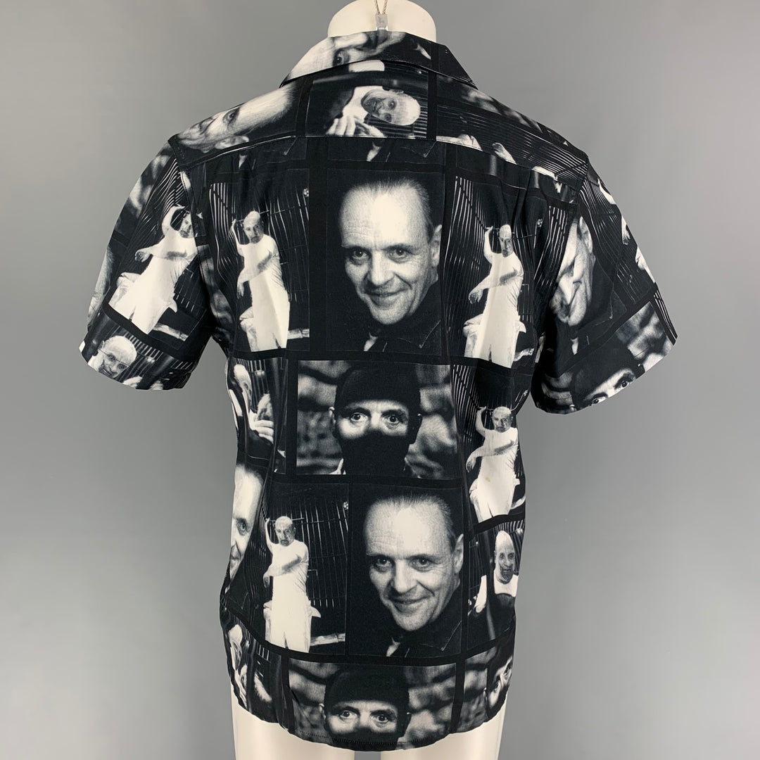 WACKO MARIA x The Silence of the Lambs Size M Black White Graphic Camp Shirt