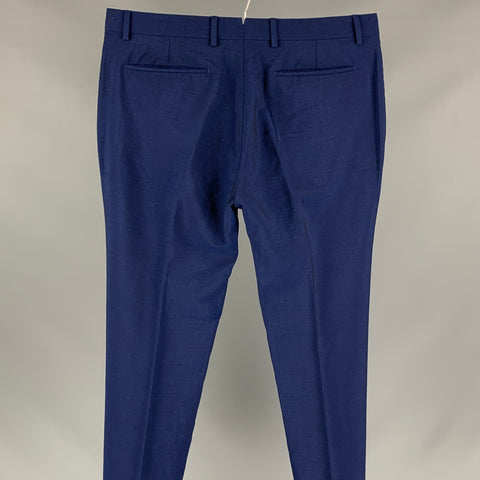 PAUL SMITH Size 32 Navy Narrow Leg Dress Pants