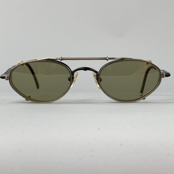vintage MATSUDA Clip en métal noir sur lunettes de soleil