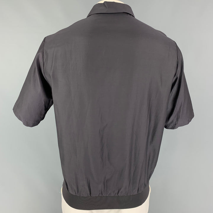 MCQ by ALEXANDER MCQUEEN Size XL Charcoal Short Sleeve Shirt