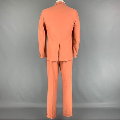 HELMUT LANG Size 38 Coral Cotton Notch Lapel Sport Coat