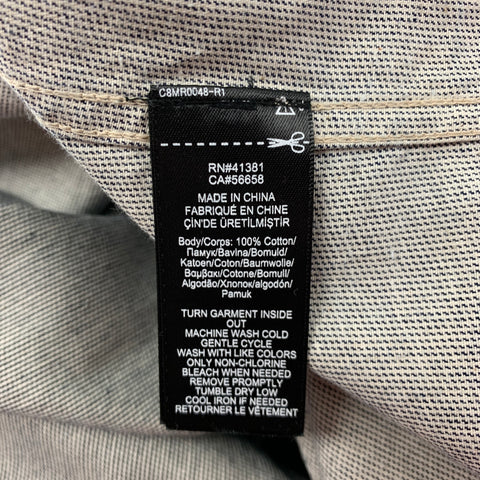 RRL by RALPH LAUREN Size XL White Navy Pinstripe Cotton Sport Coat