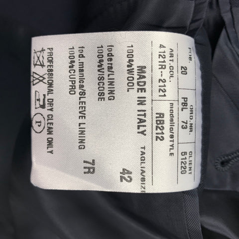 RALPH LAUREN Black Label Size 42 Regular Navy Wool Notch Lapel Sport Coat