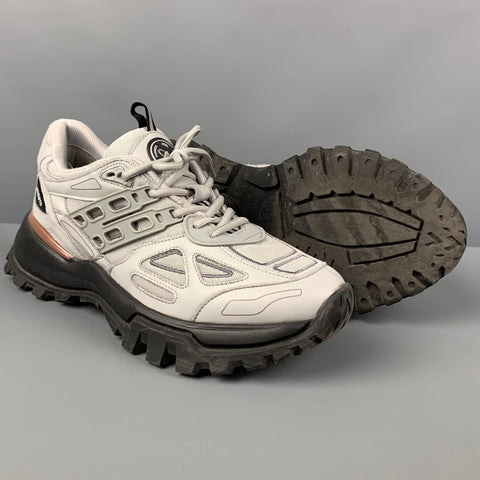 AXEL ARIGATO Taille 10 Baskets à lacets en cuir gris