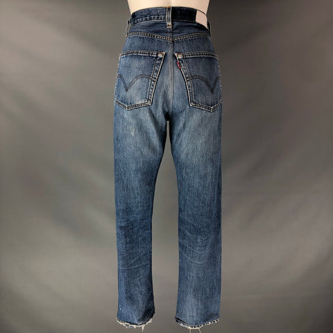 LEVIS BY RE/DONE Size 27 Light Blue Denim Washed Jeans