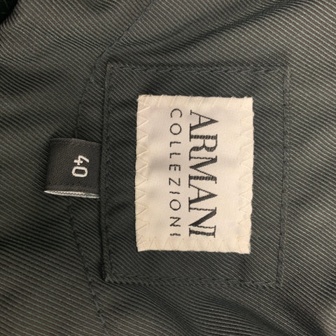 ARMANI COLLEZIONI Size 40 Black Polyamide Blend Jacket