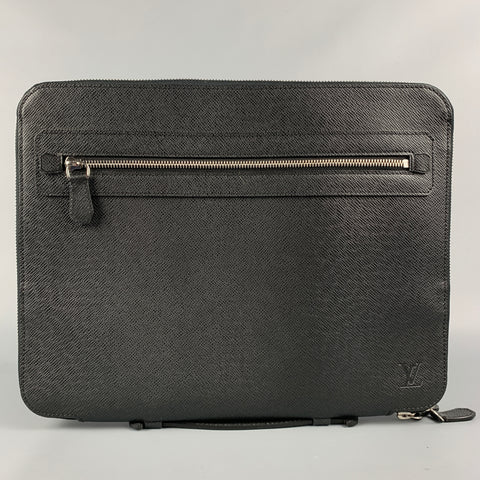 LOUIS VUITTON M32612  Black Canvas Leather Taige Vladmir Briefcase
