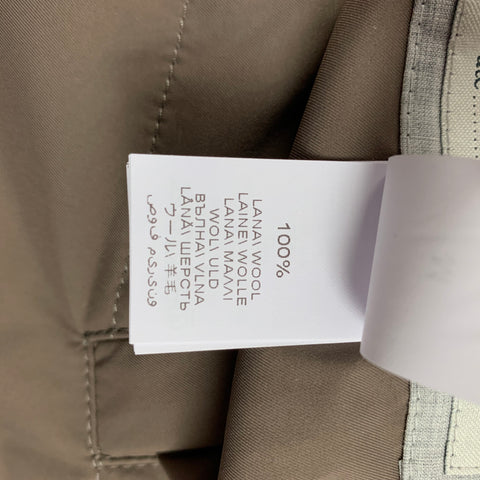 BRUNELLO CUCINELLI Size M Light Grey Quilted Wool Reversible Vest