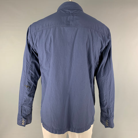 COMME des GARCONS Chest Size L Blue Nylon/Acrylic Windbreaker Jacket