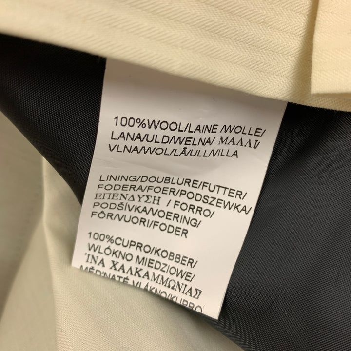 PAUL SMITH Size 36 Regular Blue Wool Notch Lapel Suit