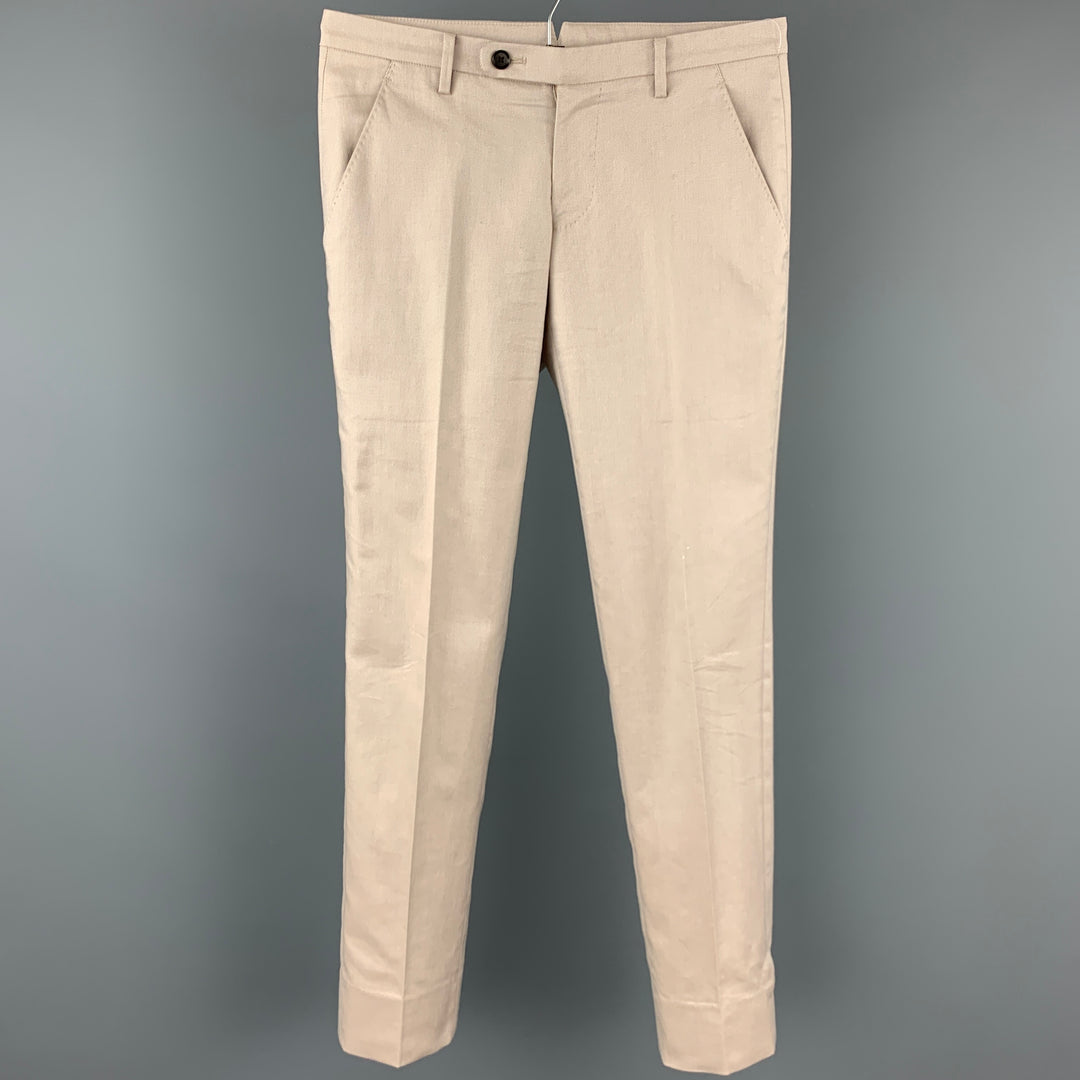 THE SUIT COMPANY Pantalon décontracté en coton kaki taille 30