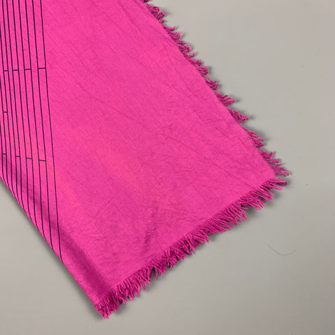SALVOR Fuschia Purple Geometric Scarf