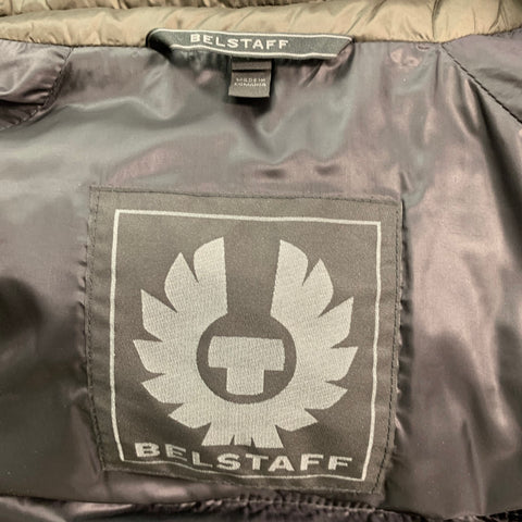 BELSTAFF Size 38 Grey Quilted Nylon Windbreaker Jacket