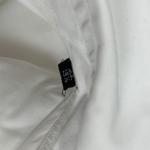 GIORGIO ARMANI Size S White Cotton Button Up Long Sleeve Shirt