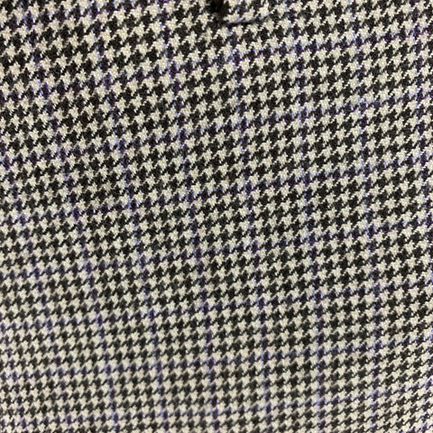 ETRO Size 36 Brown Oatmeal Houndstooth Wool Zip Fly Dress Pants