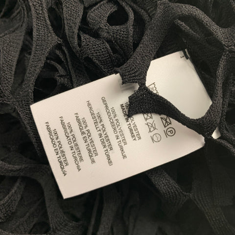 DRIES VAN NOTAN Primavera-Verano 2021 Talla M Jersey Cuello Redondo De Malla De Poliéster Negro