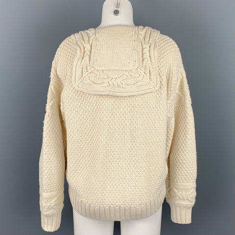 POLO par RALPH LAUREN Taille S Crème Coton / Polyester Pull surdimensionné