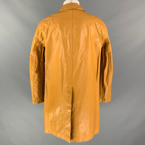 BURBERRY PRORSUM Resort 2012 Size 40 Mustard Yellow Raincoat