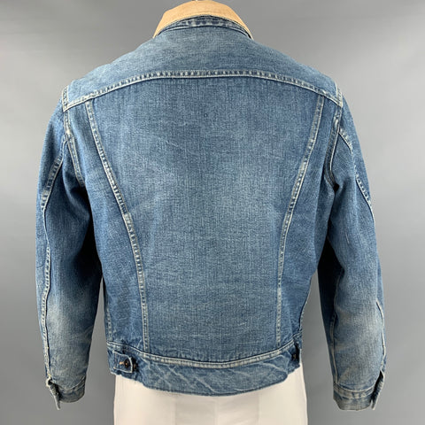 LEE Size XL Blue Beige Denim Jacket