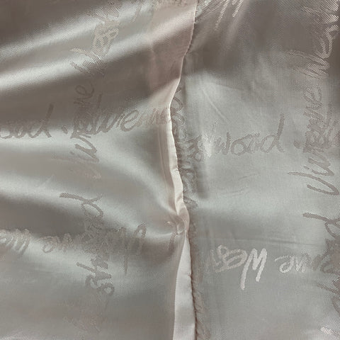VIVIENNE WESTWOOD RED LABEL Size 6 Light Gray Viscose Blend Single Breasted Jacket