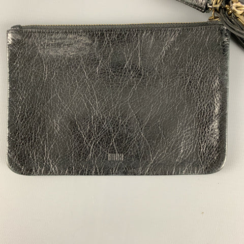 HOBO Black Leather Wristlet Handbag & Leather Goods