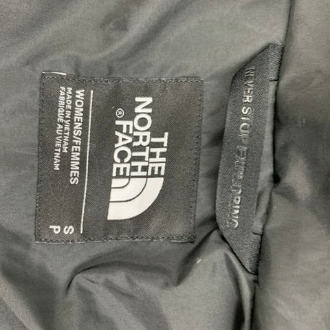 THE NORTH FACE Size S Gold Black Polyester Quilted Zip Up Vest