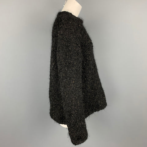 COMME des GARCONS Taille L Pull Laine/Polyester Noir Doré