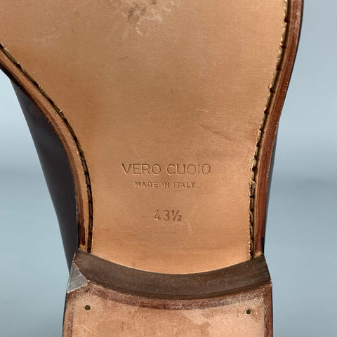HARRYS OF LONDON Taille 10,5 Chaussures à lacets en cuir marron